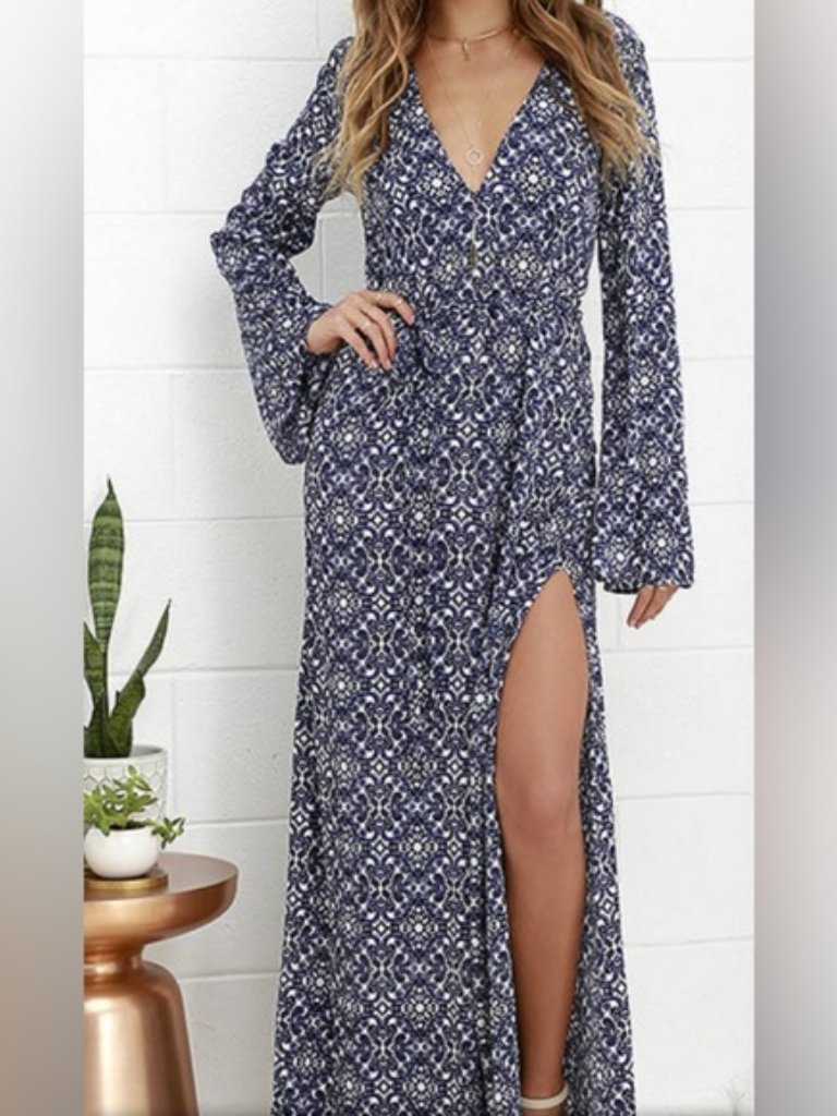 Lulus Mandala Daydream Maxi Dress